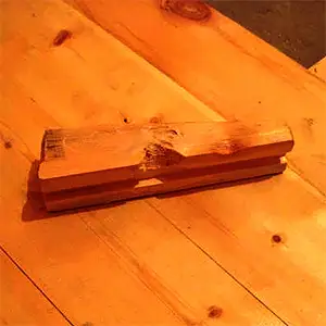 Как сплотить деревянный пол в торец и не разлохматить шип (клин с ПАЗом)