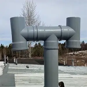 Можно ли делать  вентиляцию из серых пластиковых труб?