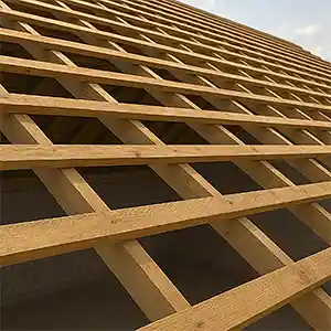 Кровля, обрешётка, выбор доски