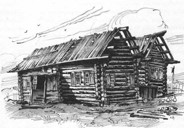 Двойной дом Лязина в деревне Проскоковское Томской области с планом на следующем рисунке в галлерее