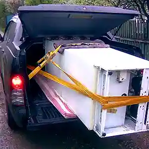 Старт нового холодильника после покупки и перевозки на боку