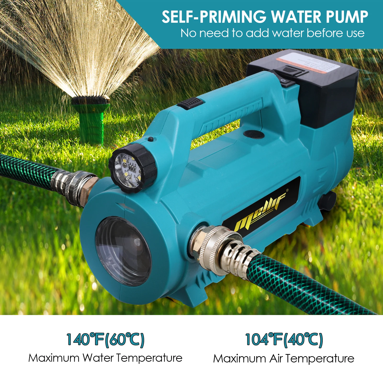 Беспроводной насос Mellif для аккумулятора Makita 18 В ...